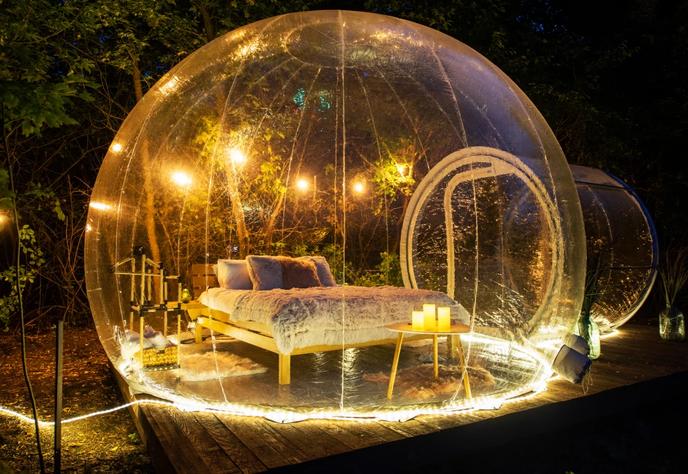 make your own bubble tent